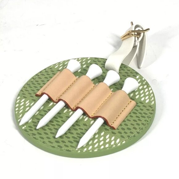 LOUIS VUITTON GI1063 Damier-Golf Bag Tag Golf Tees Bag Charm Key Holder Unused - Picture 7 of 10